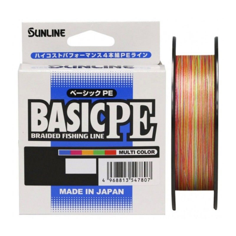 Filo Sunline Basic PE Trecciato X4 Multicolor 150mt