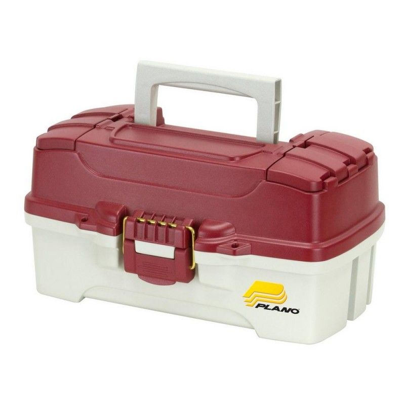 Cassetta Plano One Tray Tackle Box - Red/White