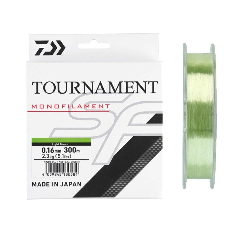 Filo Daiwa Tournament SF Monofilament 150mt Light Green