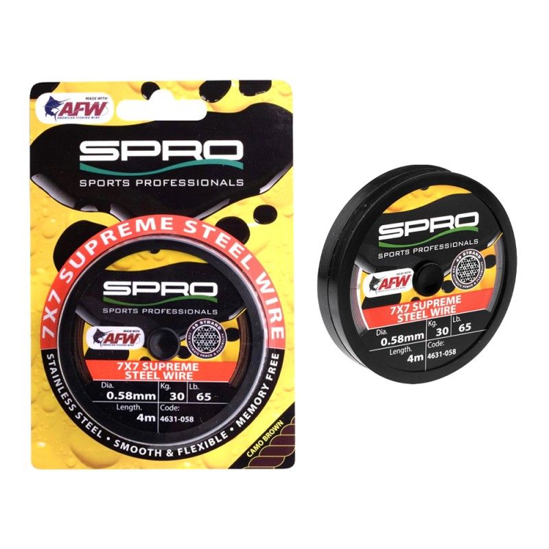 Spro Cavetto Acciaio Super Steel AFW Wire 4mt