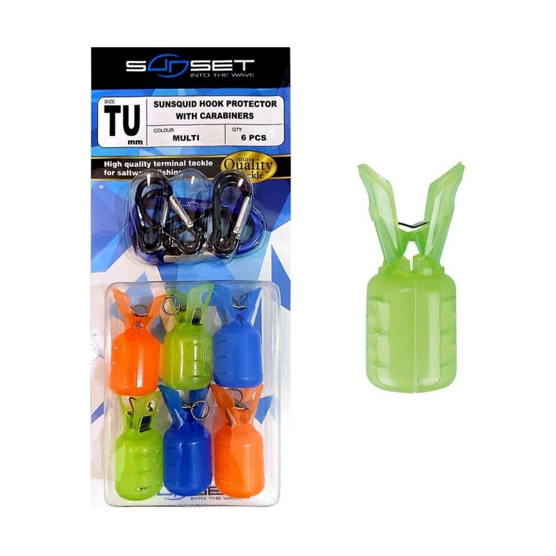 Sunset Copri Cestello Sunsquid Hook Protector con Moschettone