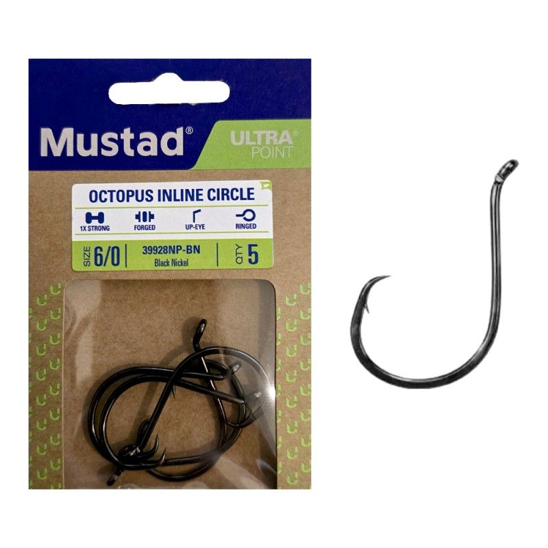 Ami Mustad Octopus Inline Circle con Occhiello 39928NP