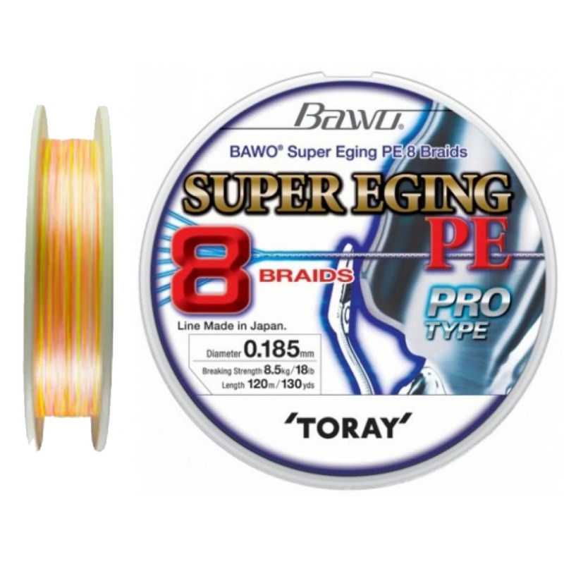 Toray Bawo Super Eging Pe 8 Braids 120M