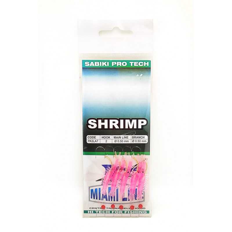 Miami Line Sabiki Pro Tech Gamberetto Pink