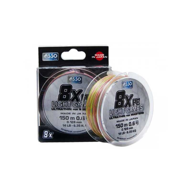 Filo Asso PE 8x Light Games 150MT Trecciato