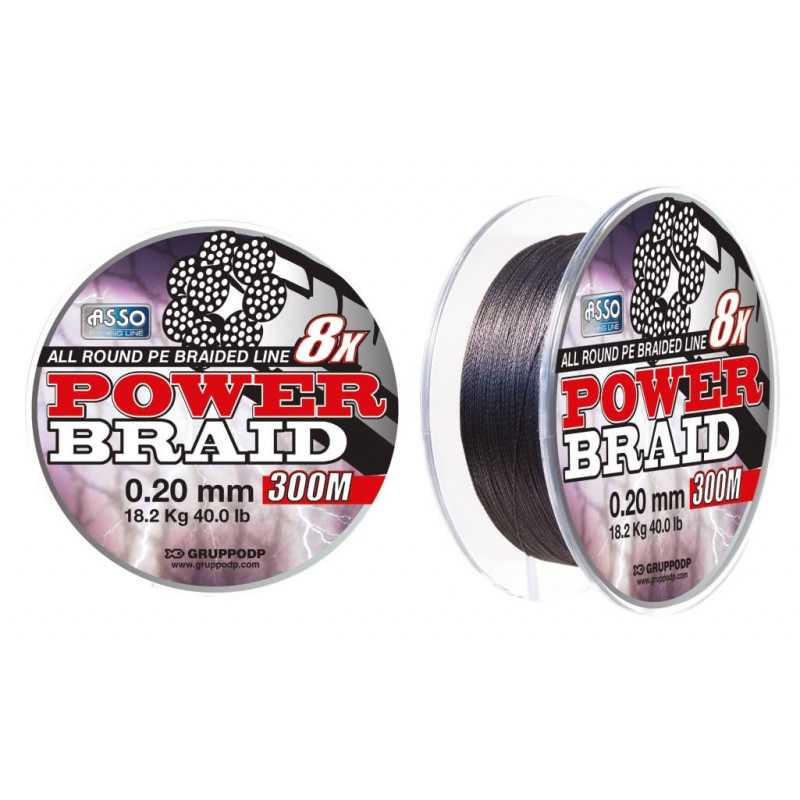 Trecciato Asso Power Braid 300M 8X