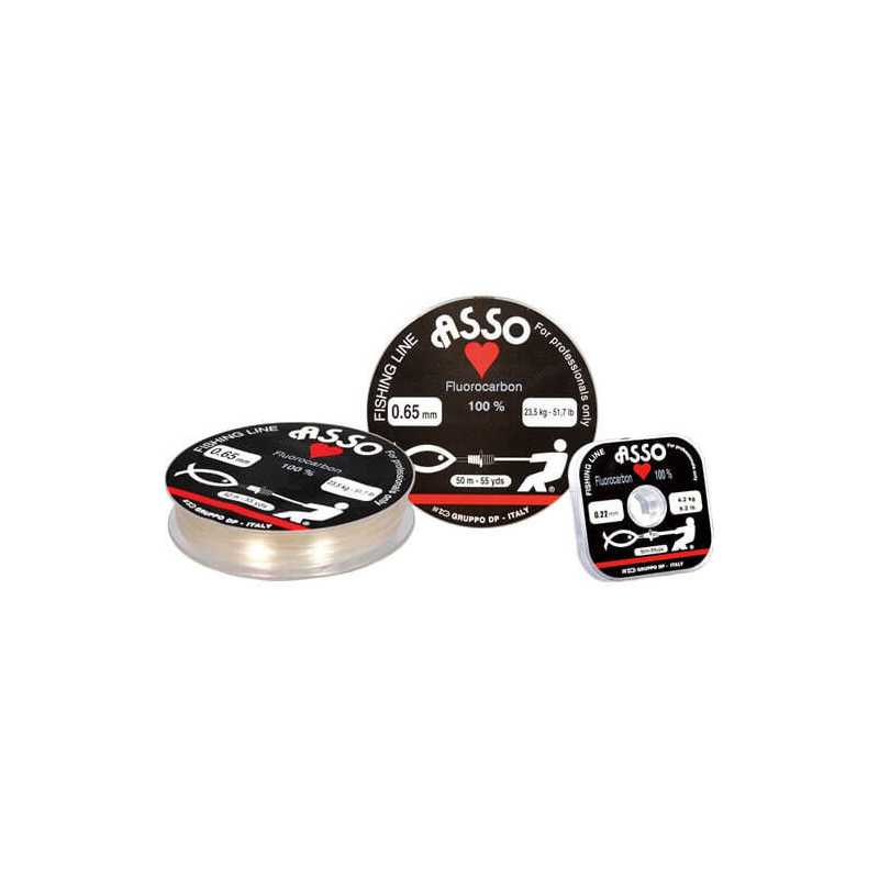 Asso Di Cuori Filo Fluorocarbon 50Mt
