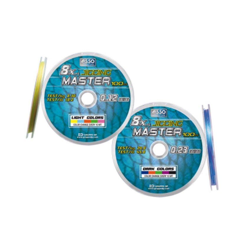 Asso 8X Jigging Master Multicolor 100Mt