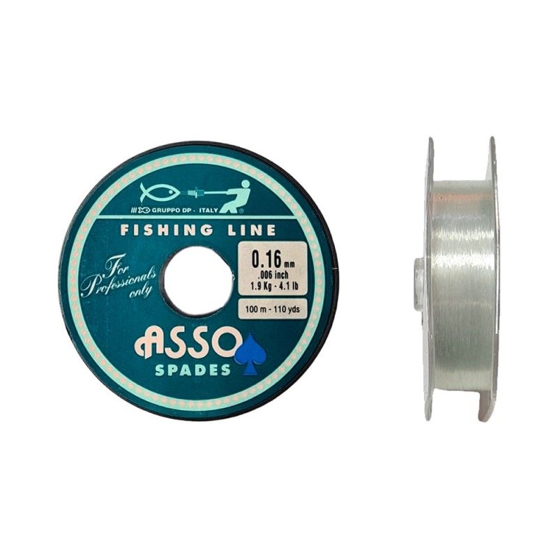 Nylon Asso Spades 2x100mt 0.16mm