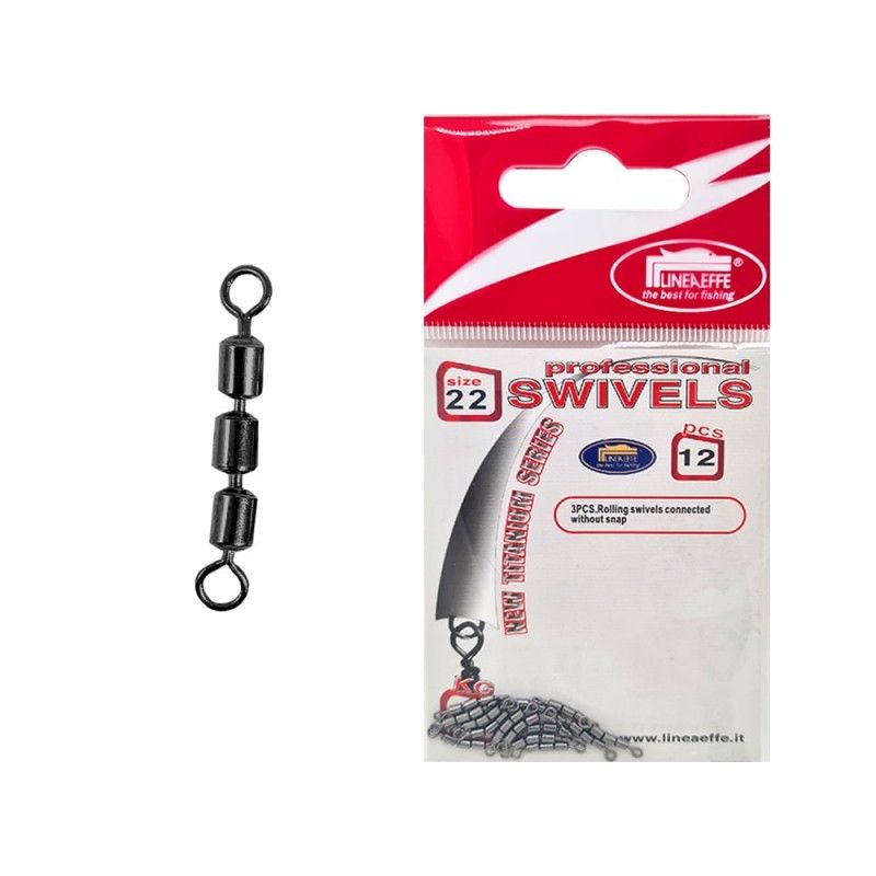 Lineaeffe Girella Tripla a Catena Rolling Titanium