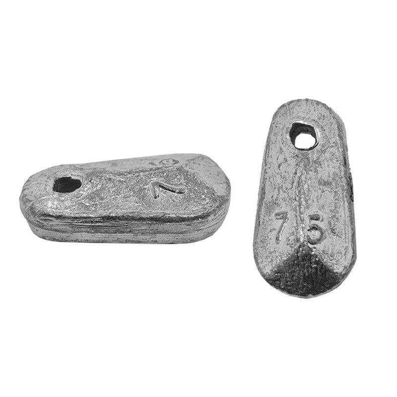 Piombo Scorrevole Saponetta 75gr - 2pz