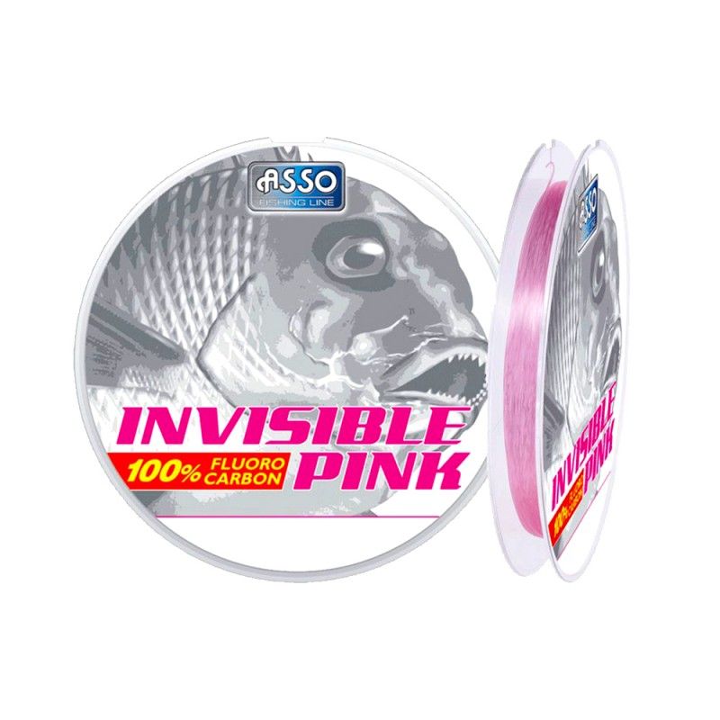 Asso Invisible Pink Filo Fluorocarbon 30Mt