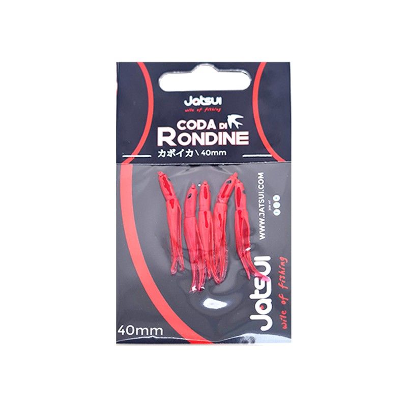 Artificiale Jatsui Coda di Rondine Red 40mm