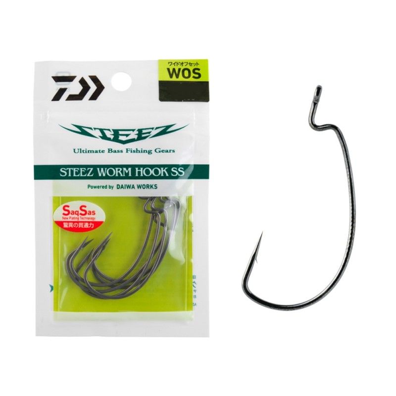 Ami Daiwa Steez Worm Hook SS Offset - 1/0