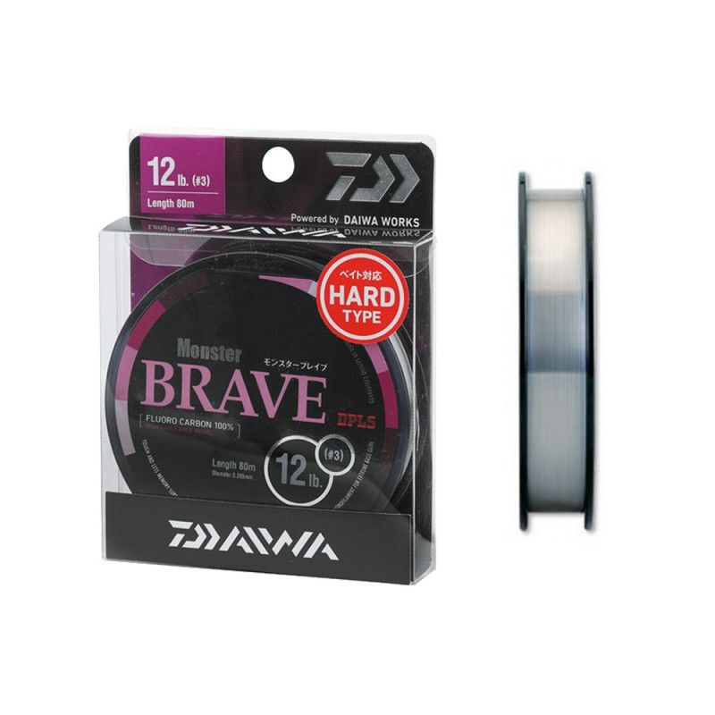Filo Daiwa Monster Brave 80mt 100% Fluorocarbon