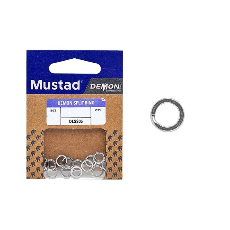 Mustad SS Power Split Ring DLSS05