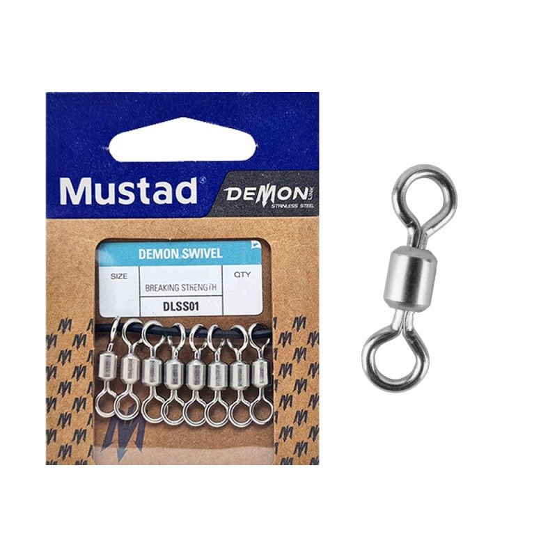 Mustad Girella Demon SS Rolling Swivel DLSS01
