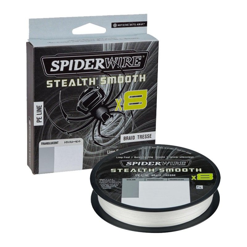 Trecciato Spiderwire Stealth Smooth x8 PE 150mt White