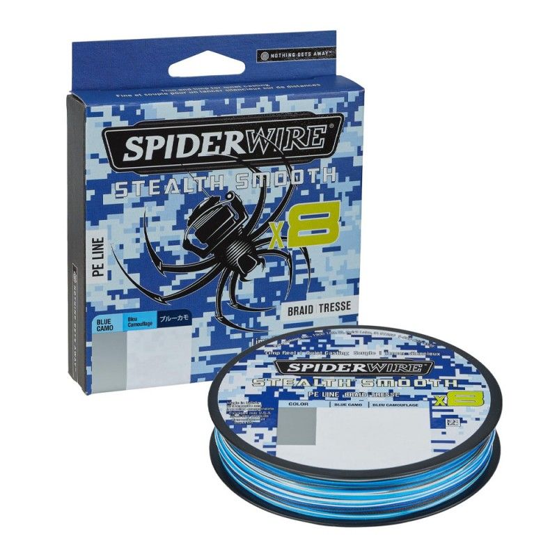 Trecciato Spiderwire Stealth Smooth x8 PE Blue 300mt
