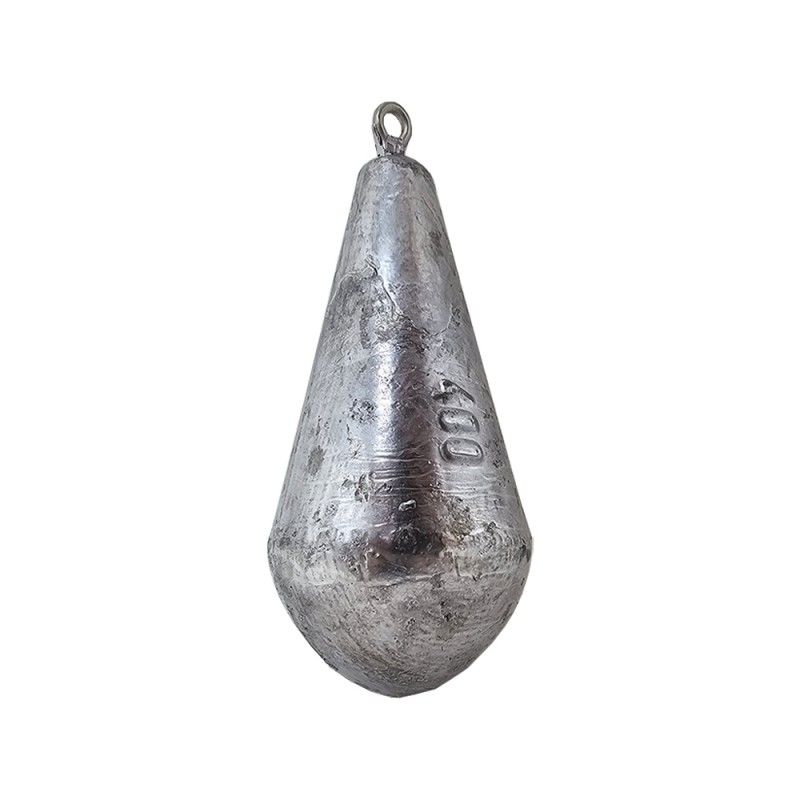 Piombo Bolentino a Pera Anello Inox